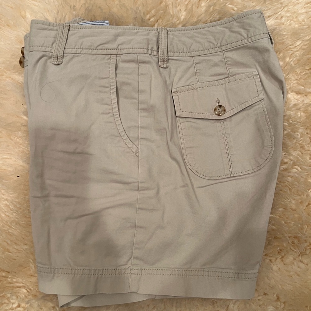 Tan shorts- Eddie Bauer
